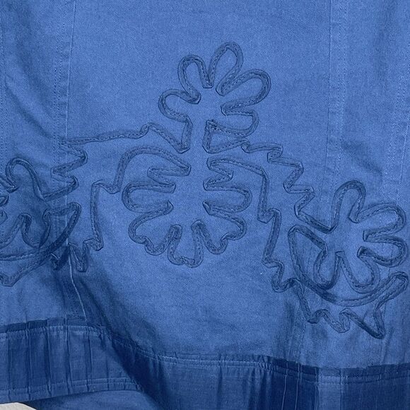 Coldwater Creek Vest Navy - Picture 2 of 8